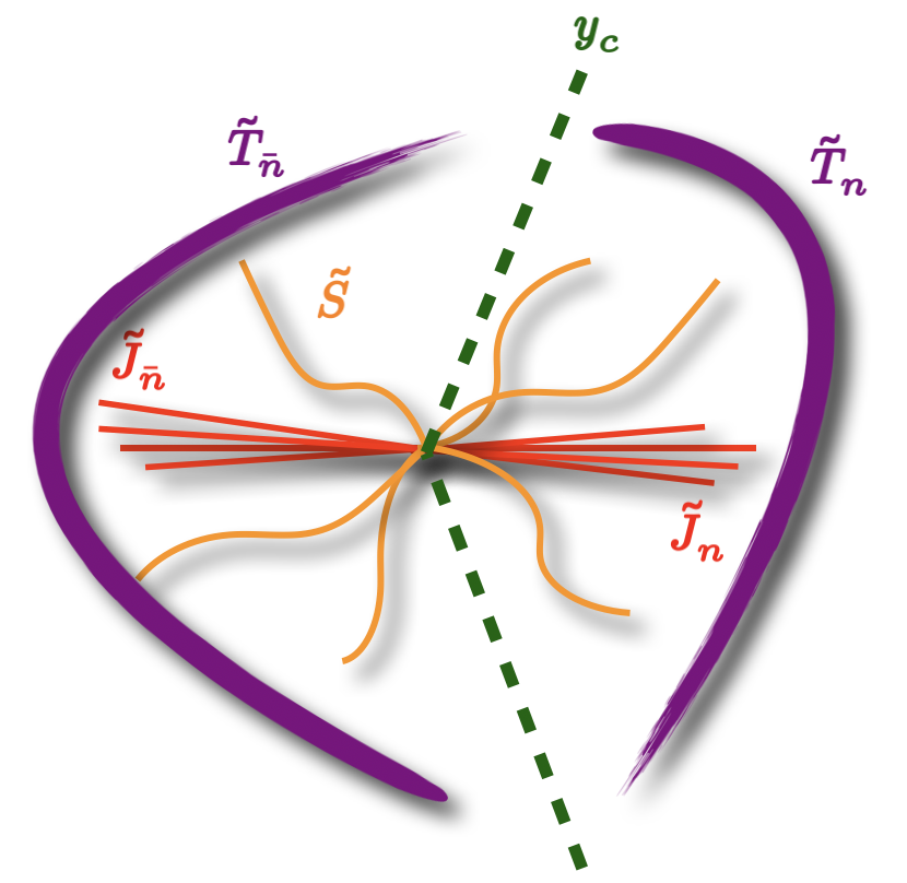 Cartoon depicting transverse momentum in hadrons